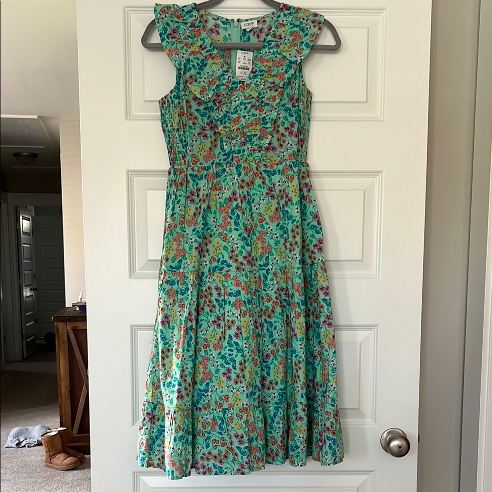 Floral Sleeveless Dress - J.Crew NWT 0P